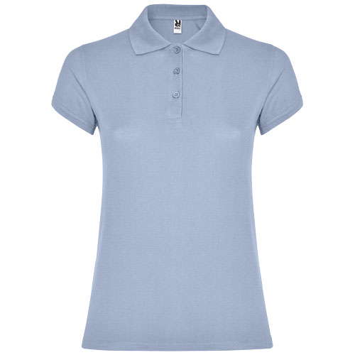 Polo Femme publicitaire coton 200gr Star ROLY Bleu zen